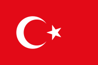 6x4ft 183x122cm Turkey flag (woven MoD fabric)